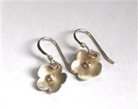 Little flower earrings in 99.9% pure silver